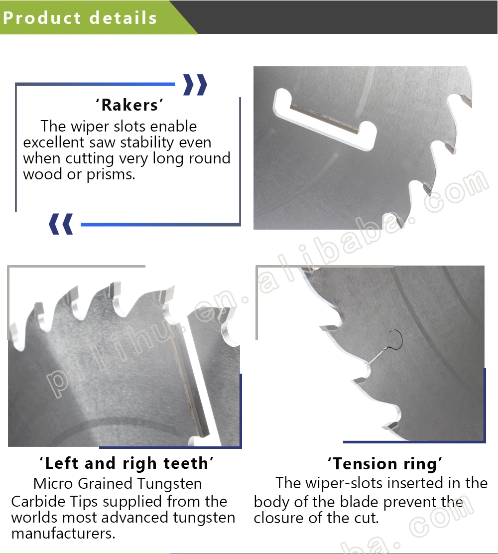 16&prime;&prime; Tct Circular Saw Blade with Scraper for Cutting Firewood