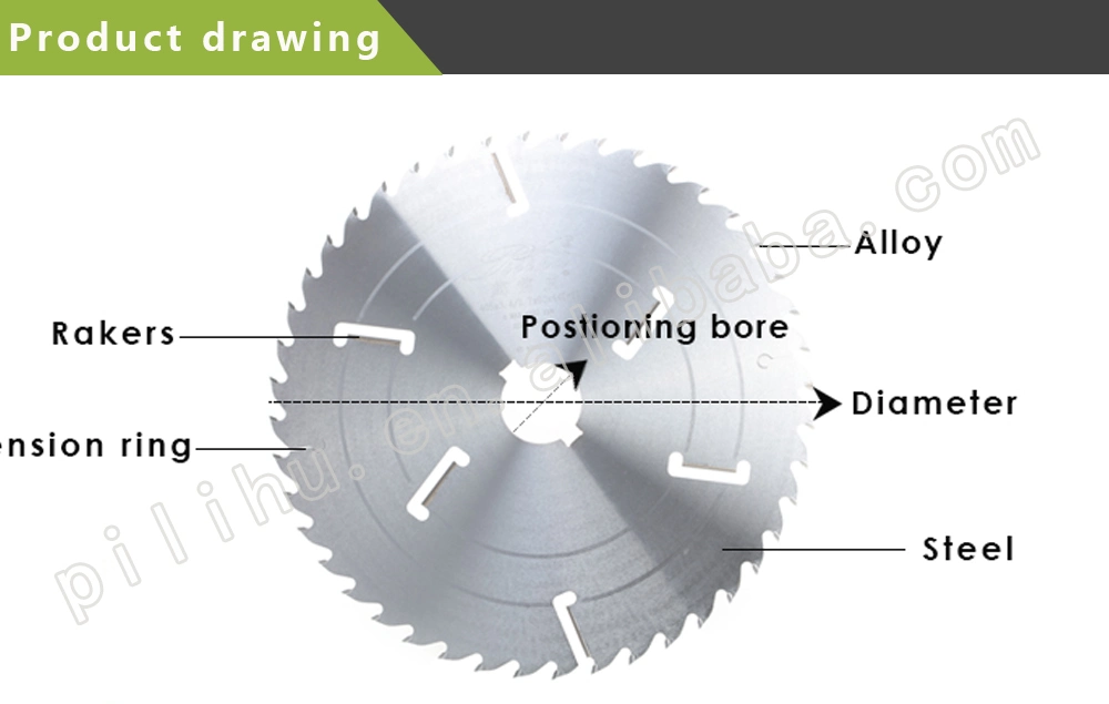 16&prime;&prime; Tct Circular Saw Blade with Scraper for Cutting Firewood