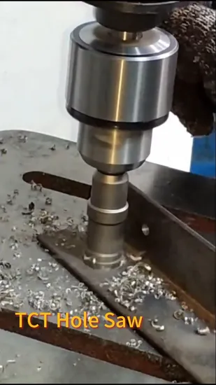 High Quality Tct Hole Saw for Metal Cutting Carbide Tipped Hole Drill Bit 12